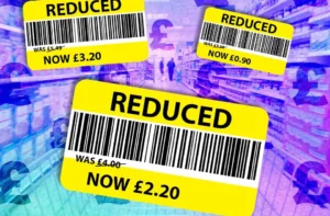 yellow stickers supermarket